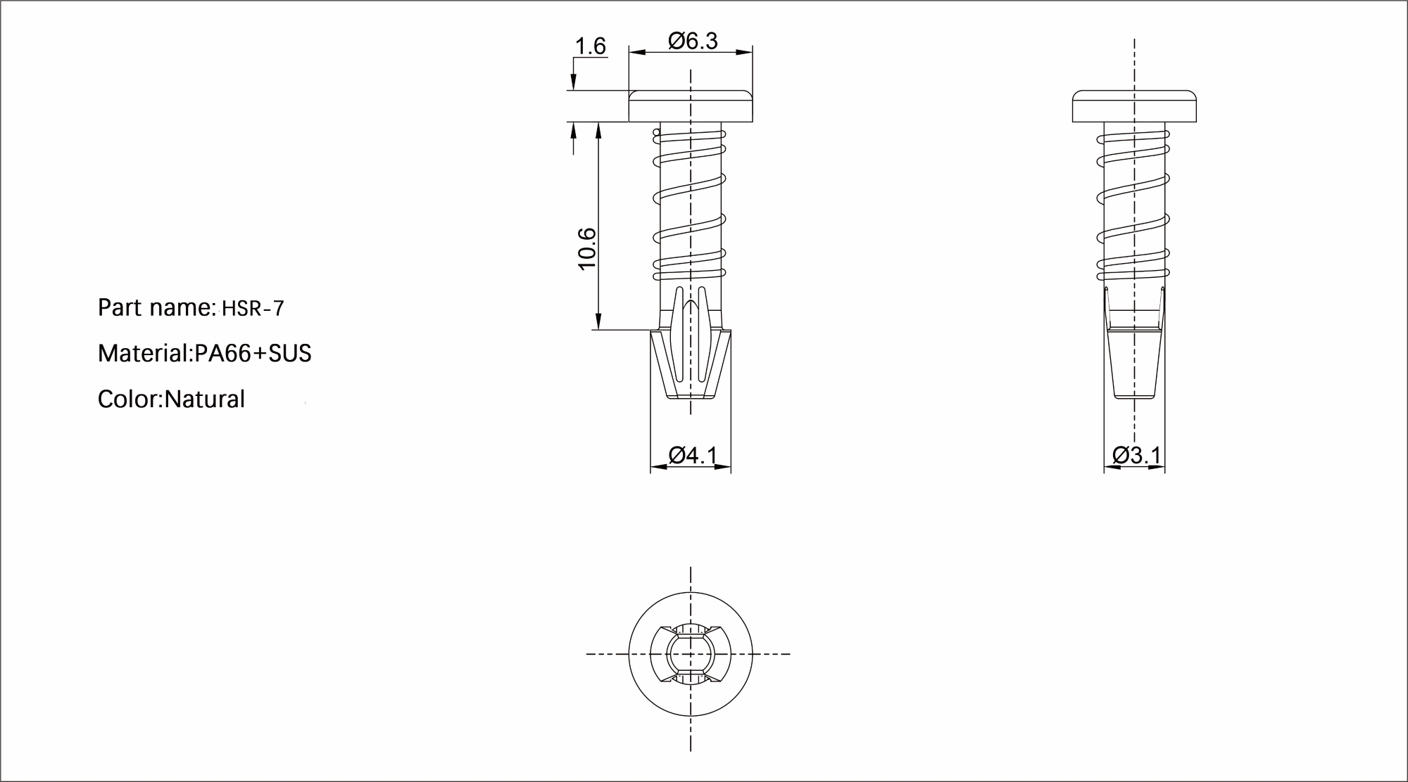 Heat Sink Rivet HSR-7